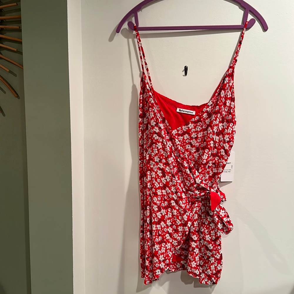 Reformation wrap dress